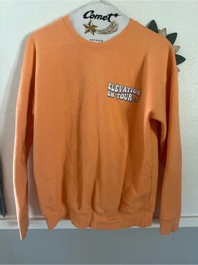 Unbranded Orange "Elevation On Tour" Crewneck Sweater